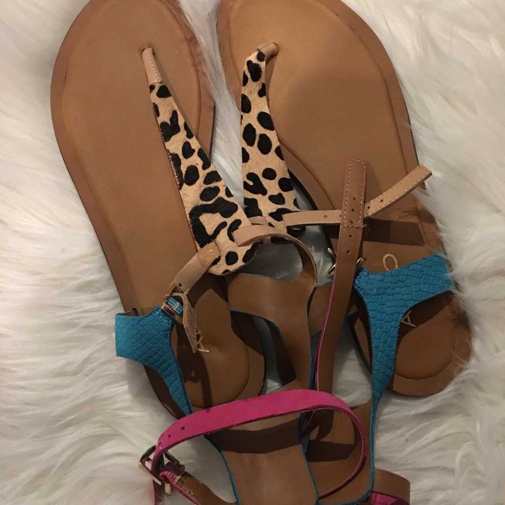 Aldo leopard sandals